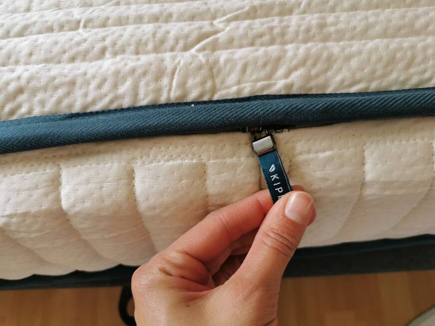 fermeture eclair housse kipli latex naturel